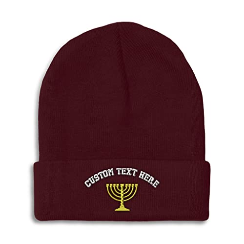Burgundy Personalized Text Here