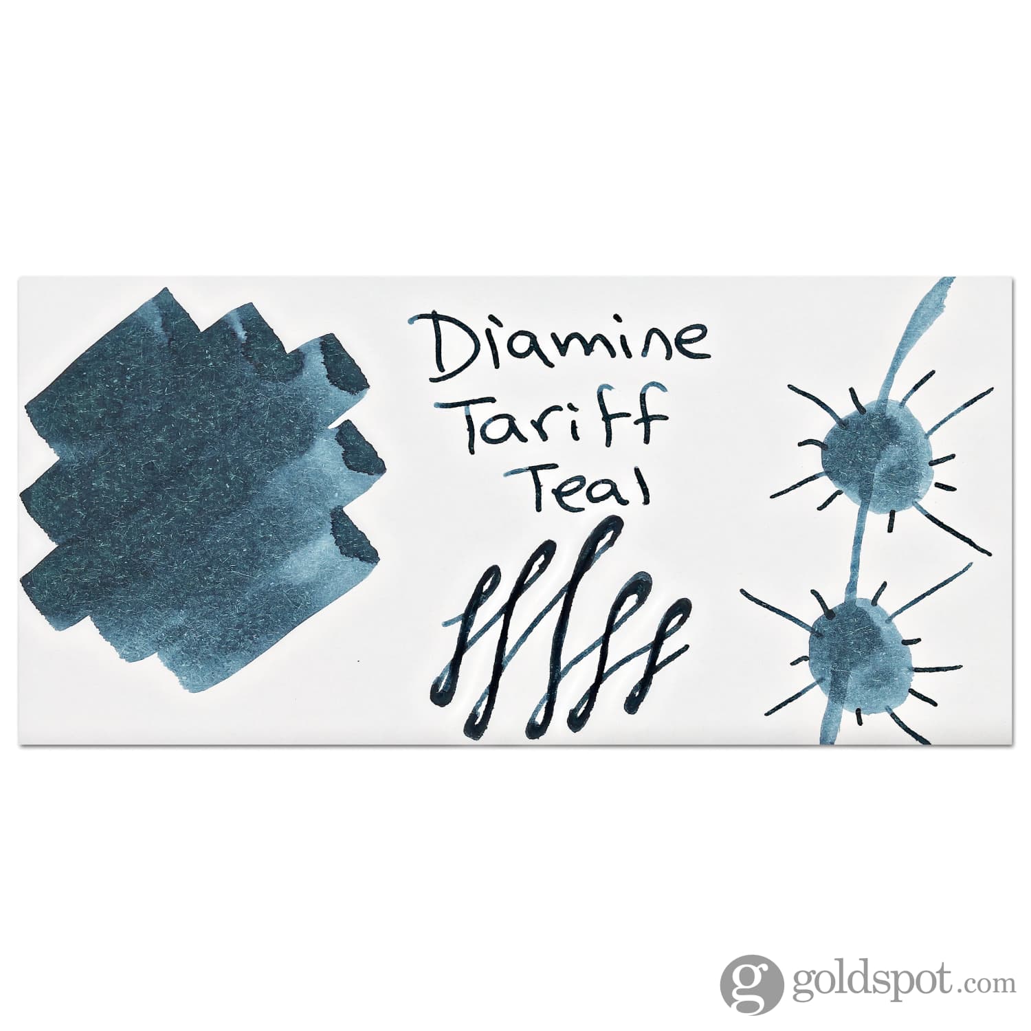 Diamine 160th Anniversary Tariff Teal Fountain Pen Ink - 75 mL Bottle for Calligraphy, Journaling & Letter Writing