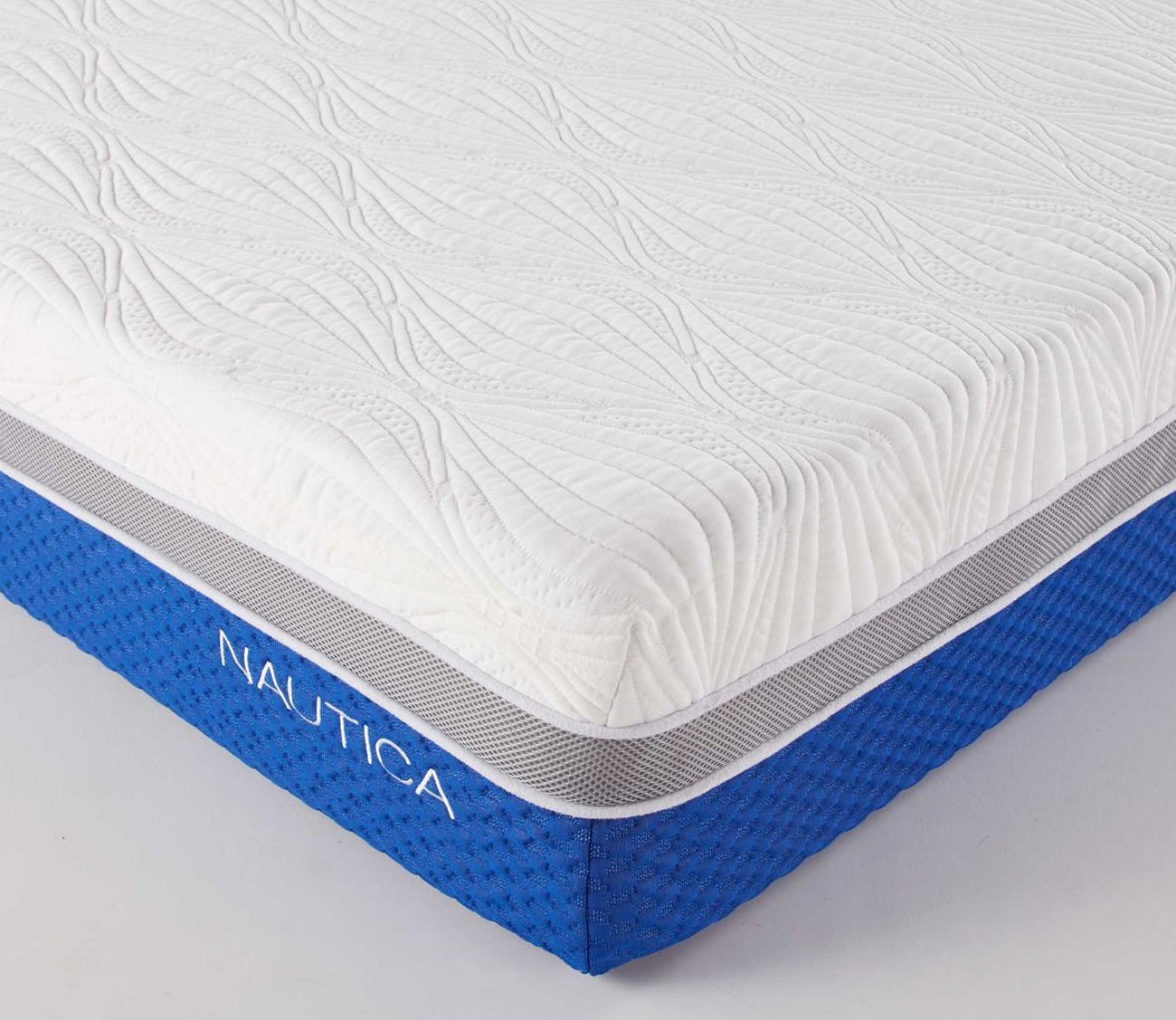 Nautica Calm 10 Inch Memory Foam Medium Firm Mattress - Queen Size Cooling Gel Mattress for Back Pain Relief & Pressure Relief, Perfect for Side Sleepers & Couples - Bedroom, Guest Room, RV & Apartment Use