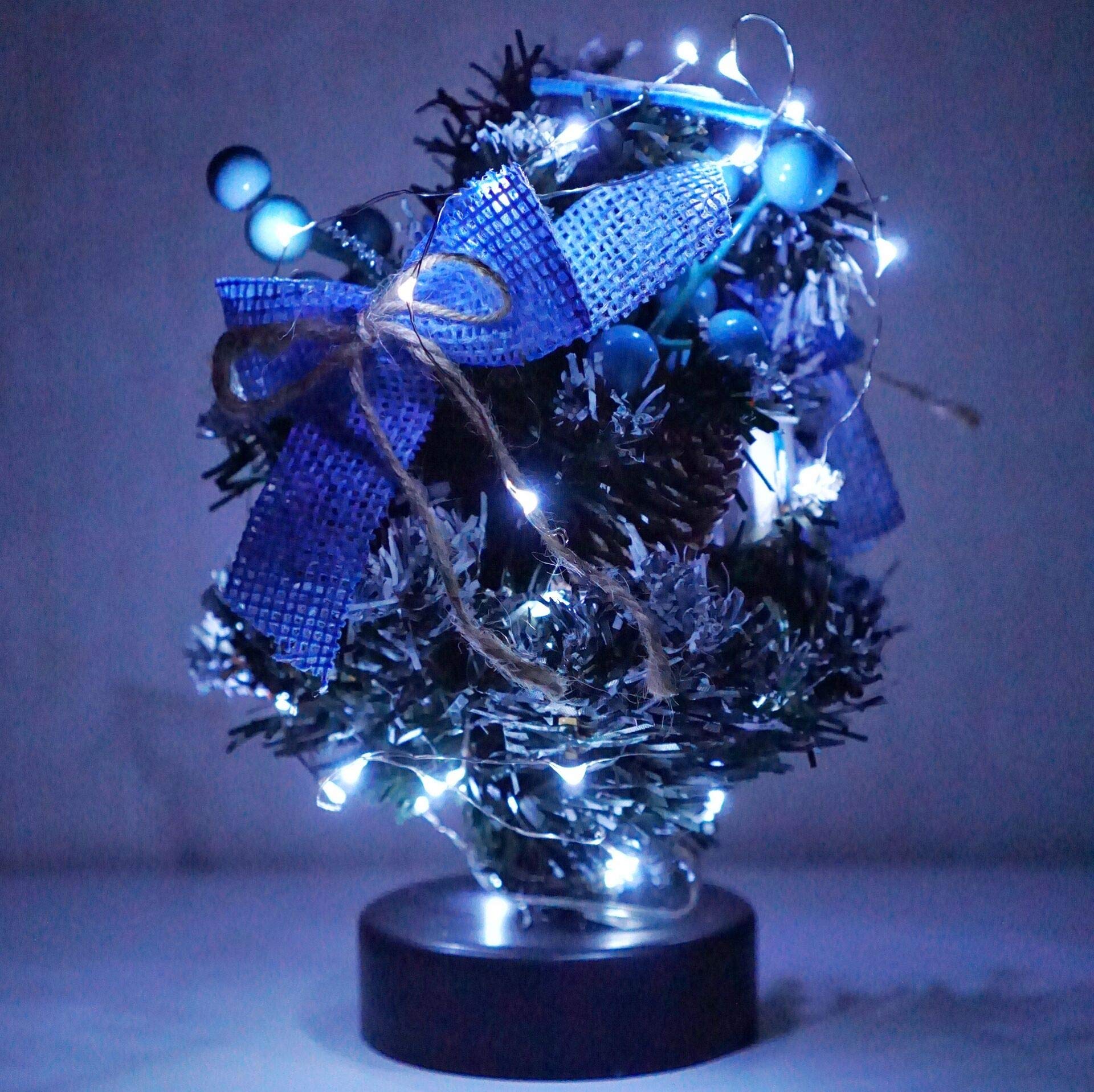 24 Pack Battery Operated Fairy Lights - 6.6ft 20 LED Mini String Lights with Silver Wire for Wedding, Party, Christmas Decor (Cool White) | Perfect for DIY Home Decor, Bedroom, Garden & Holiday Celebrations