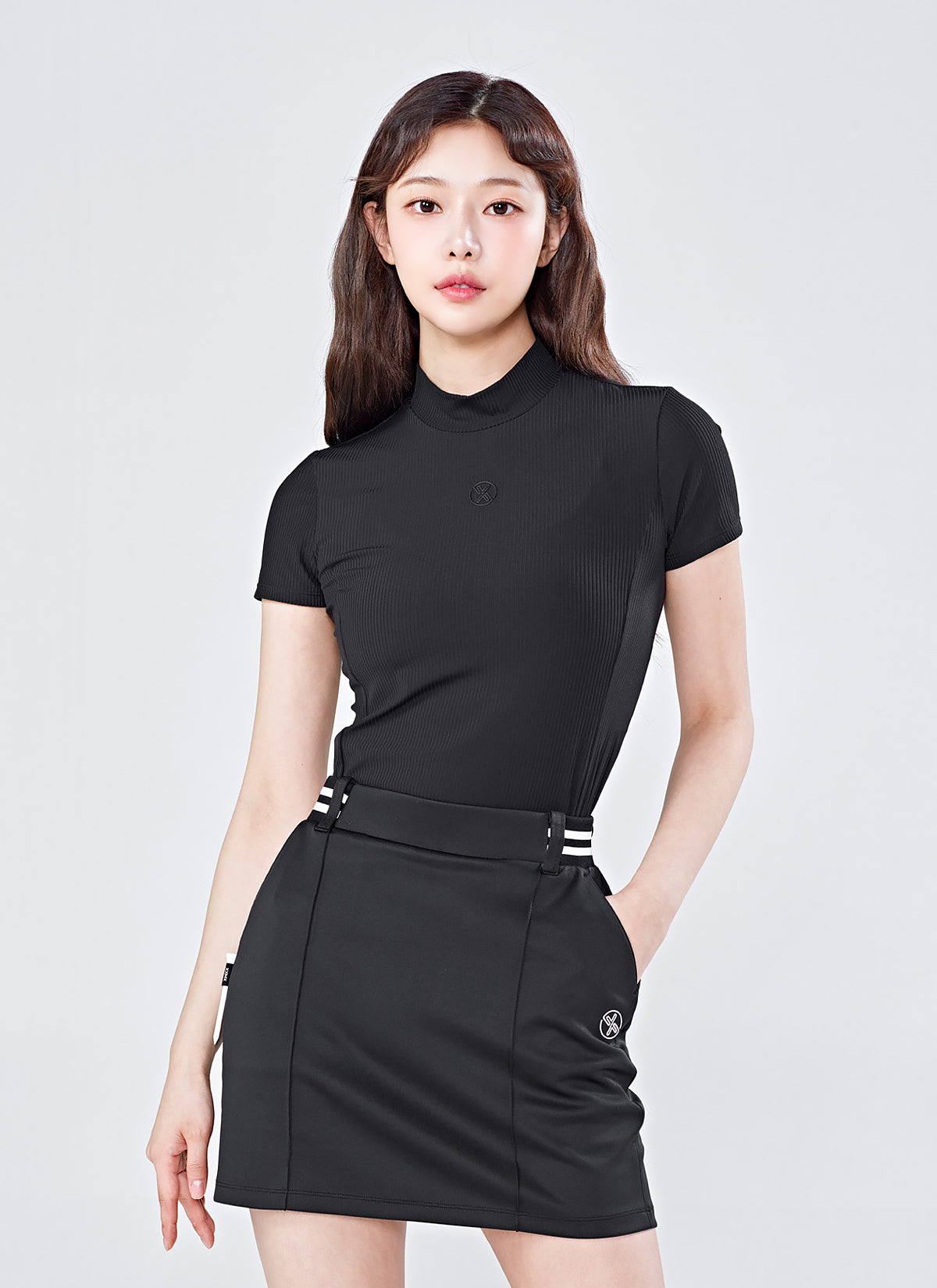 Elegant Pintuck Point H-Line Skirt for Women | High Waist A-Line Midi Skirt | Office, Party & Casual Wear | Perfect for Work, Dates & Special Occasions