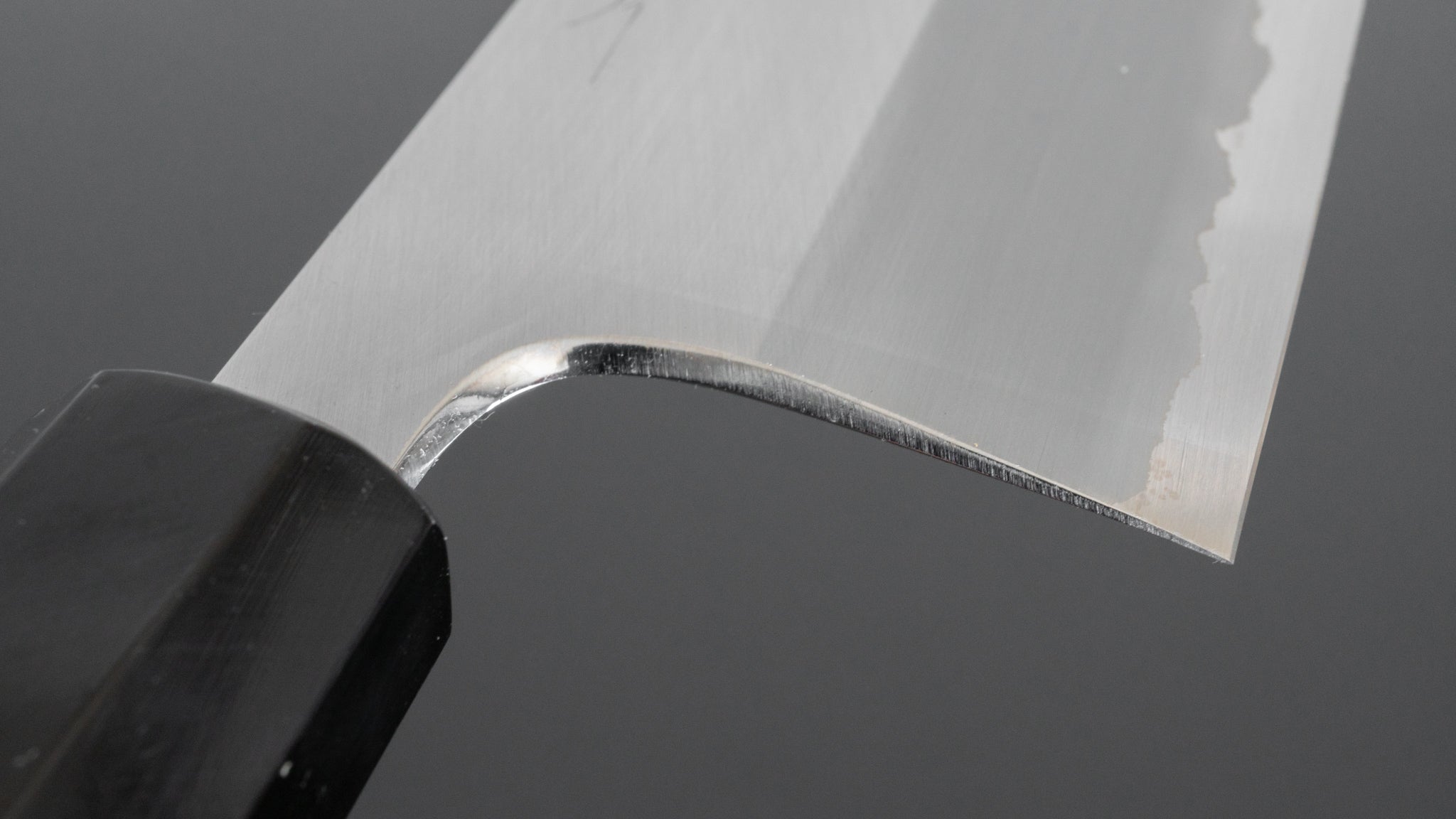 Hitohira Togashi White #1 Stainless Clad Migaki Nakiri 180mm Japanese Kitchen Knife with Ho Wood Handle - Perfect for Slicing Vegetables, Herbs & Sushi Preparation