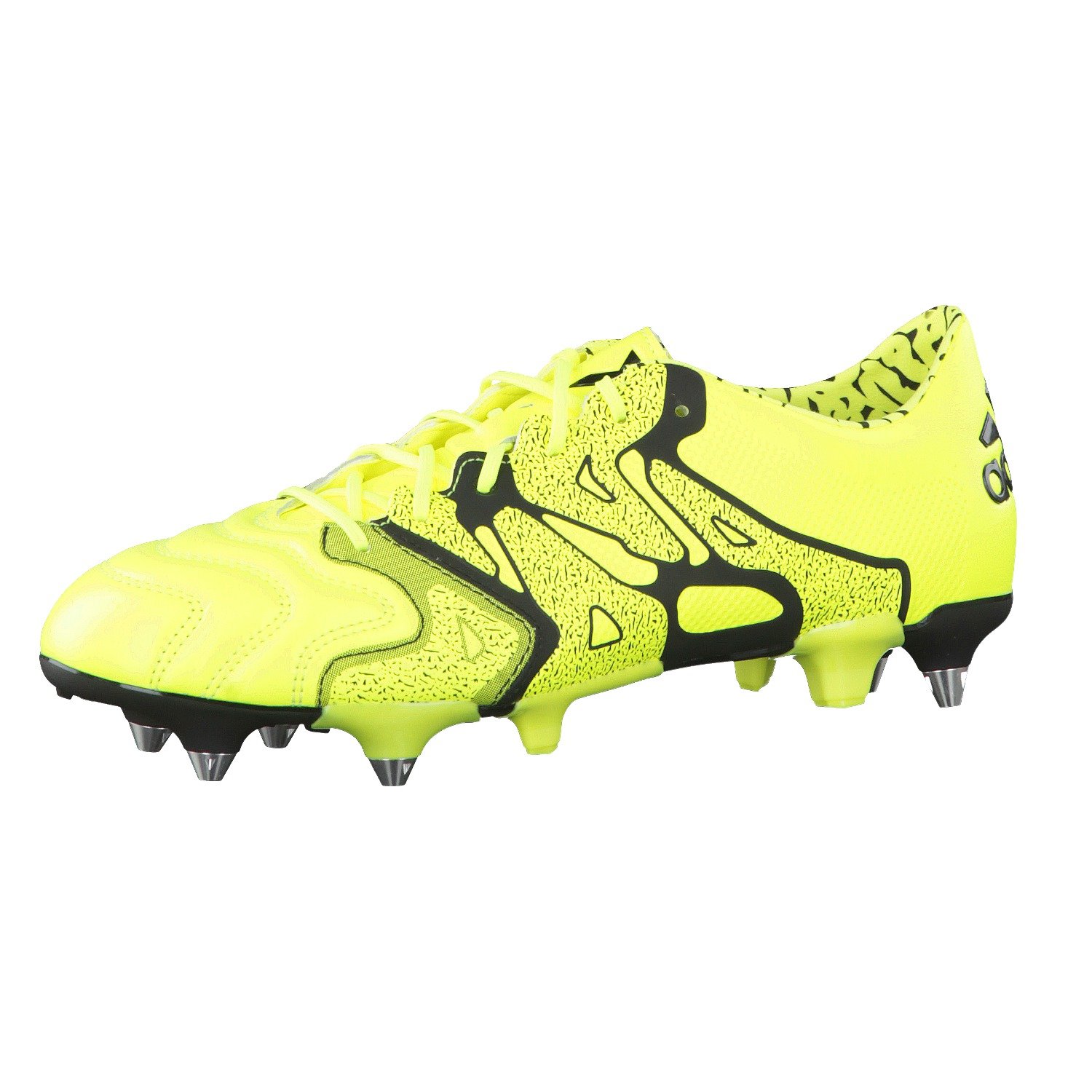 Adidas X 15.1 SG Leather Men's Soccer Cleats - Lightweight Football Shoes for Firm Ground - Perfect for Professional Matches & Training Sessions