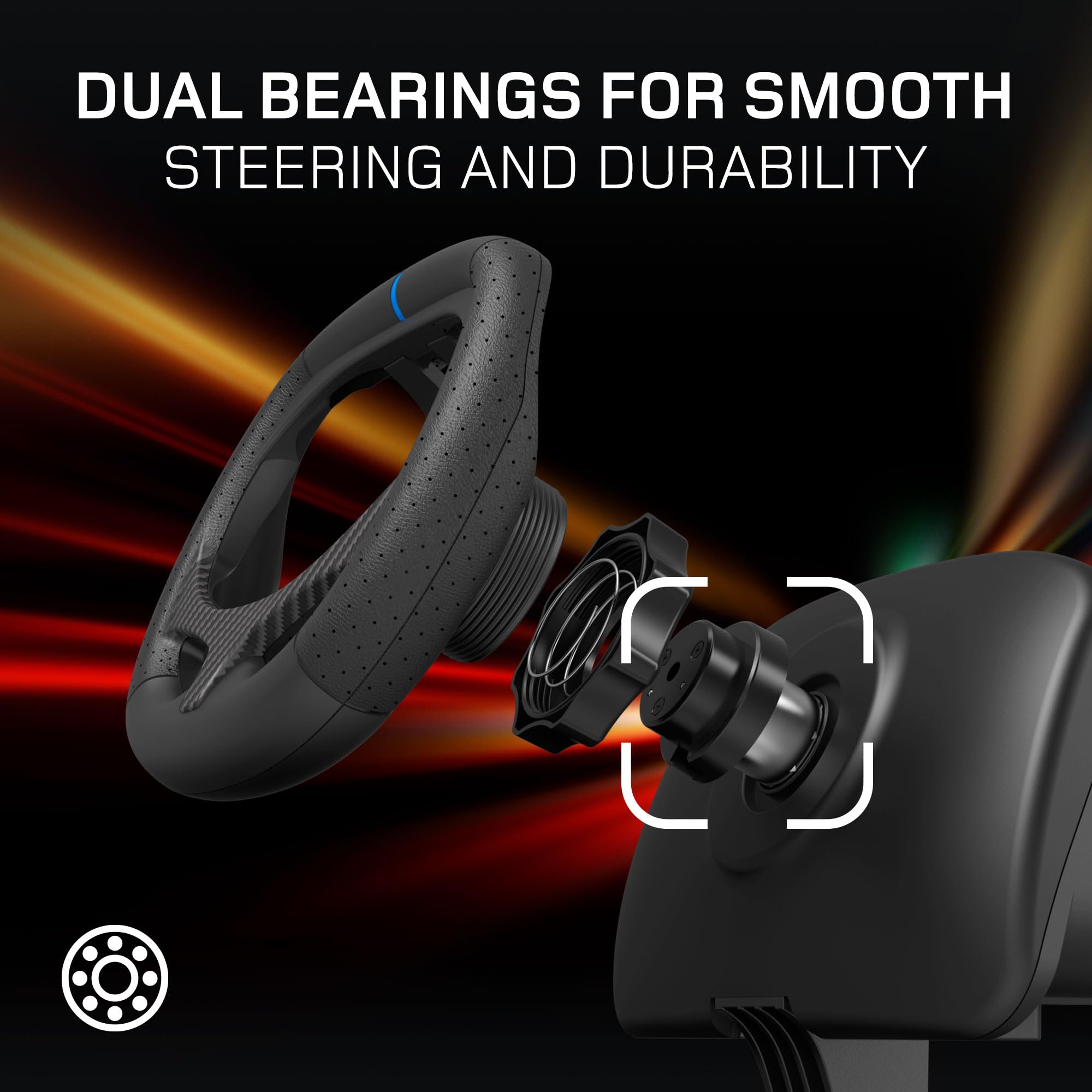 BASEKAMP AERO Racing Wheel Dock for PS5, PC, Steam Deck - Auto Centering - GT7 Compatible - Perfect for Racing Simulators