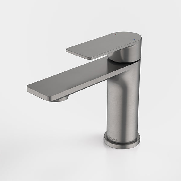 Caroma Urbane II Lead-Free Basin Mixer Faucet in Gunmetal Finish - Perfect for Modern Bathroom and Kitchen Sink Upgrades