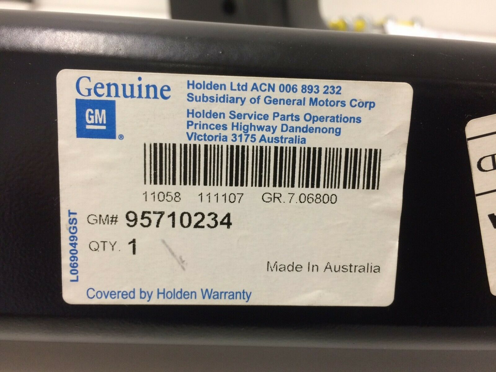 Genuine Holden RA Rodeo RC Colorado Heavy Duty Tow Bar Kit 3000KG - Perfect for Towing Trailers, Boats & Caravans
