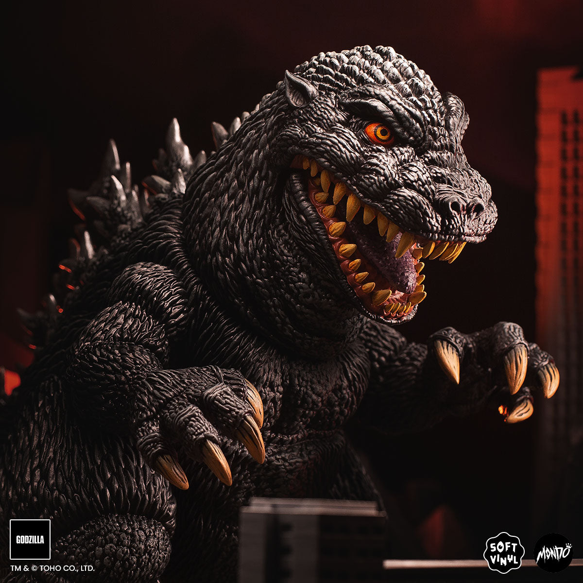 Godzilla Vinyl Designer Figure by James Groman - Premium Collectible Toy for Movie Fans & Pop Culture Enthusiasts - Perfect for Display, Gifts, and Home Decor