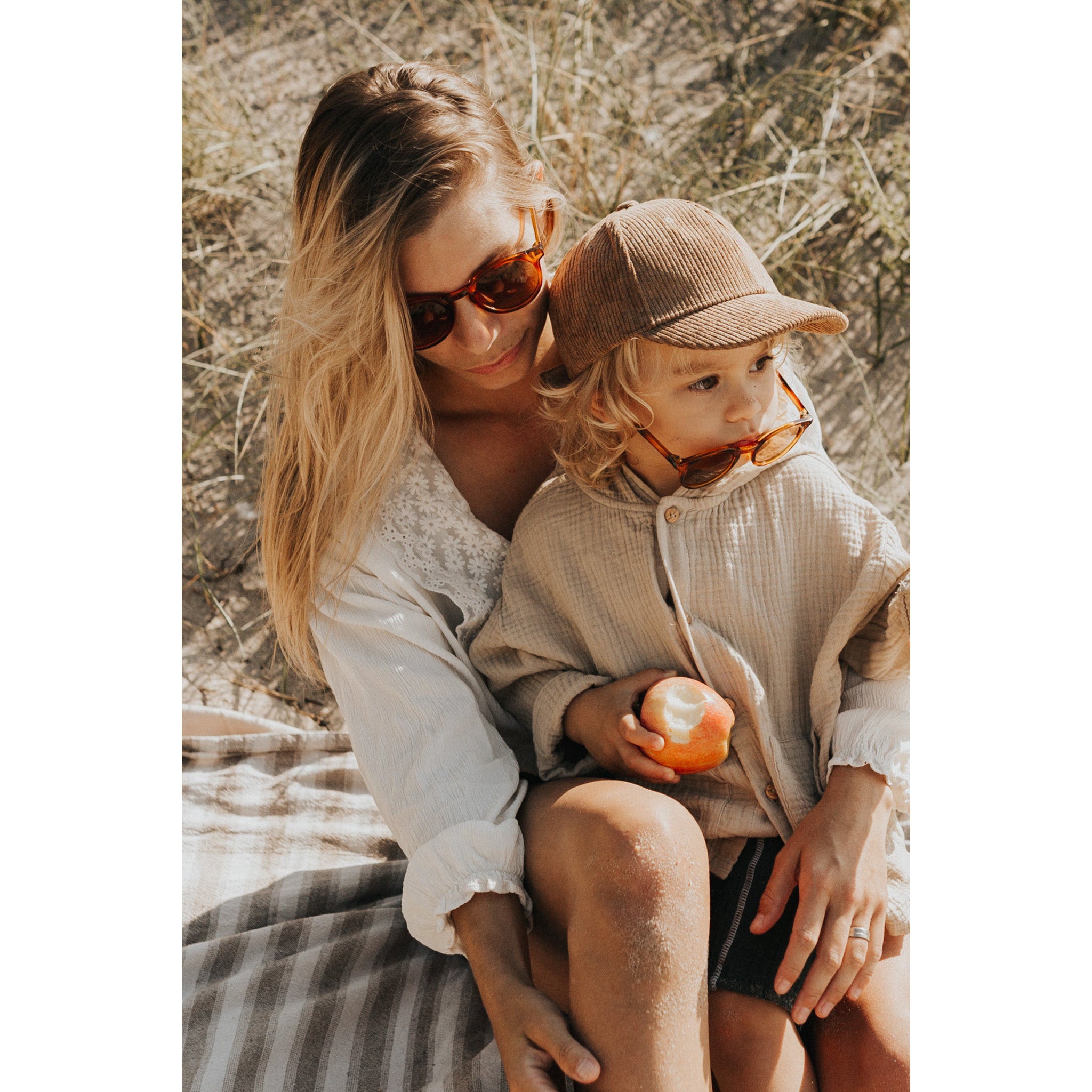 BabyMocs Adult Sunglasses - Classic Aviator Style with Amber Lenses for UV Protection | Perfect for Driving, Beach & Outdoor Activities