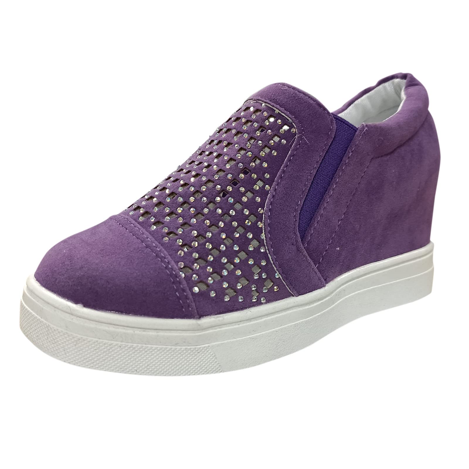 VFJIEQD Women's Platform Sneakers - Fashion Wedge Shoes for Women & Girls with Orthotic Support & Comfort - Perfect for Casual Wear, Work & Daily Walking