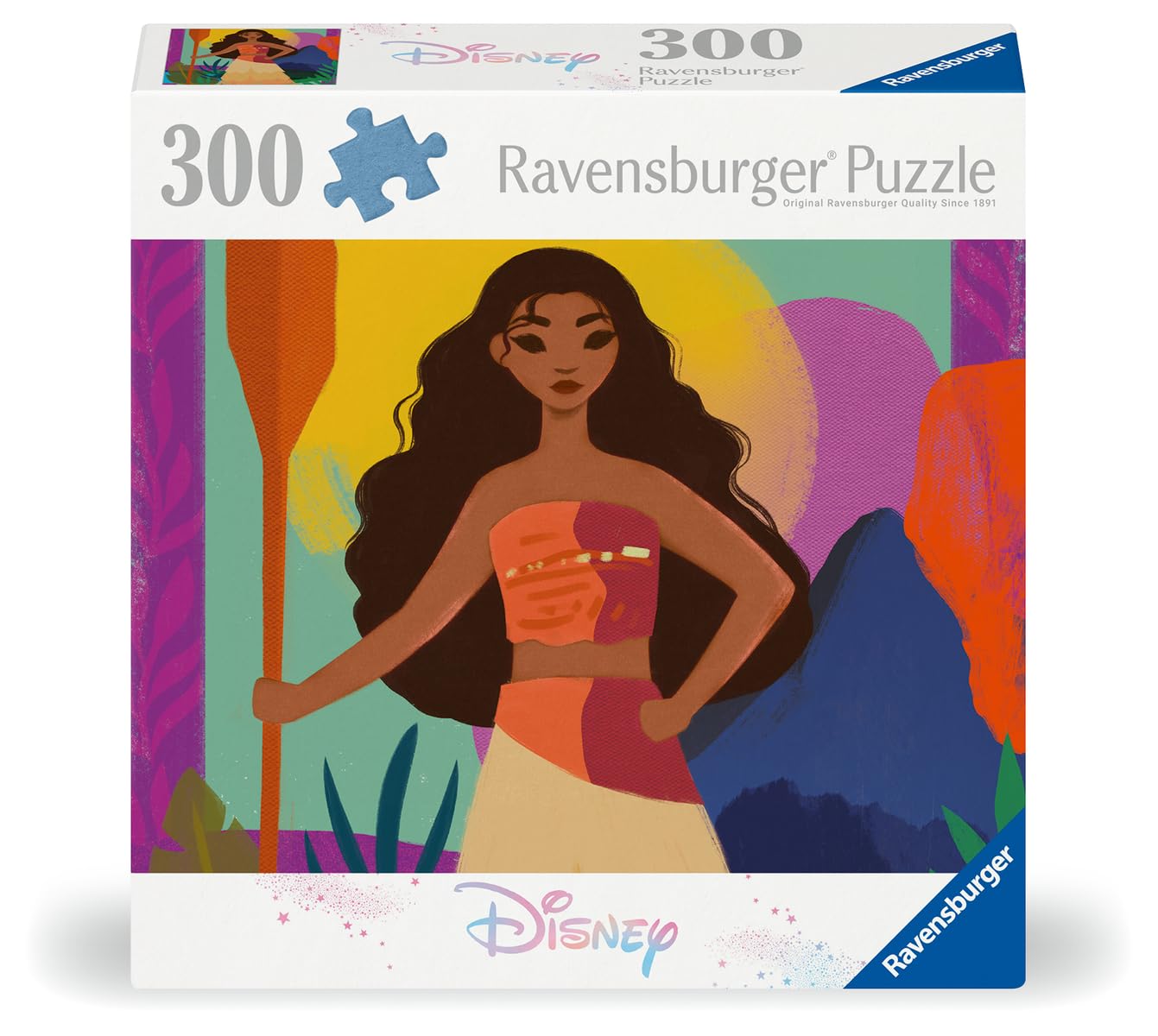 Ravensburger 300-Piece Moana Disney Puzzle for Adults & Kids Ages 9+ | Fun Family Activity, Birthday Gift & Disney Collectible | Perfect for Home Decor, Game Nights & Relaxation