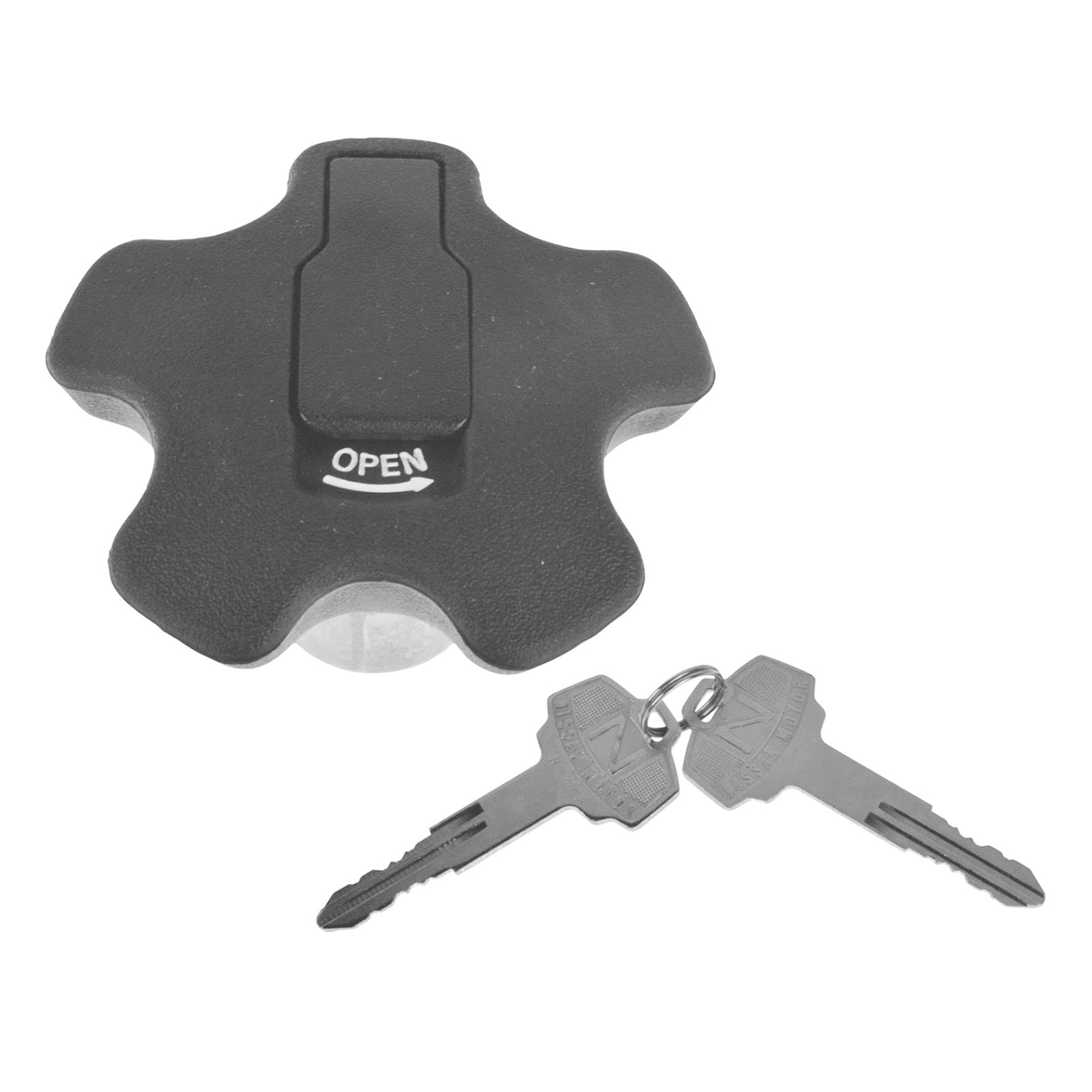 Locking Fuel Gas Filler Cap with Key Set - Compatible with Nissan 280ZX 1979-1983 - Anti-Theft Security Gas Cap Replacement - Perfect for Classic Car Restoration & Vintage Vehicle Protection
