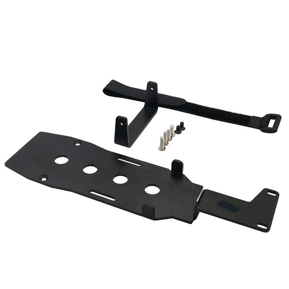 TRAXXAS TRX-4 TRX4 1/10 Scale RC Crawler Car Metal Battery Mounting Plate Tray - Durable Black Accessory for Off-Road Adventures & Rock Crawling