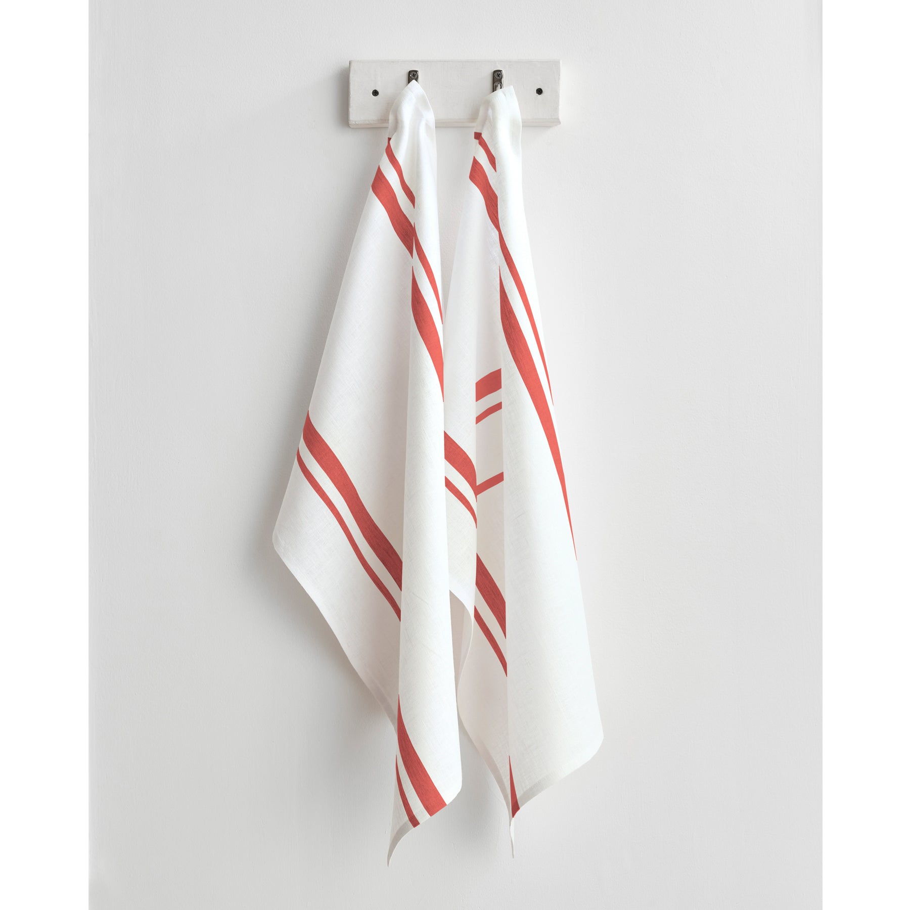 French Striped Kitchen Towels Set of 2 - Absorbent & Durable Cotton Dish Towels for Drying Dishes, Cleaning Countertops & Kitchen Decor - Perfect for French Country or Farmhouse Style Kitchens