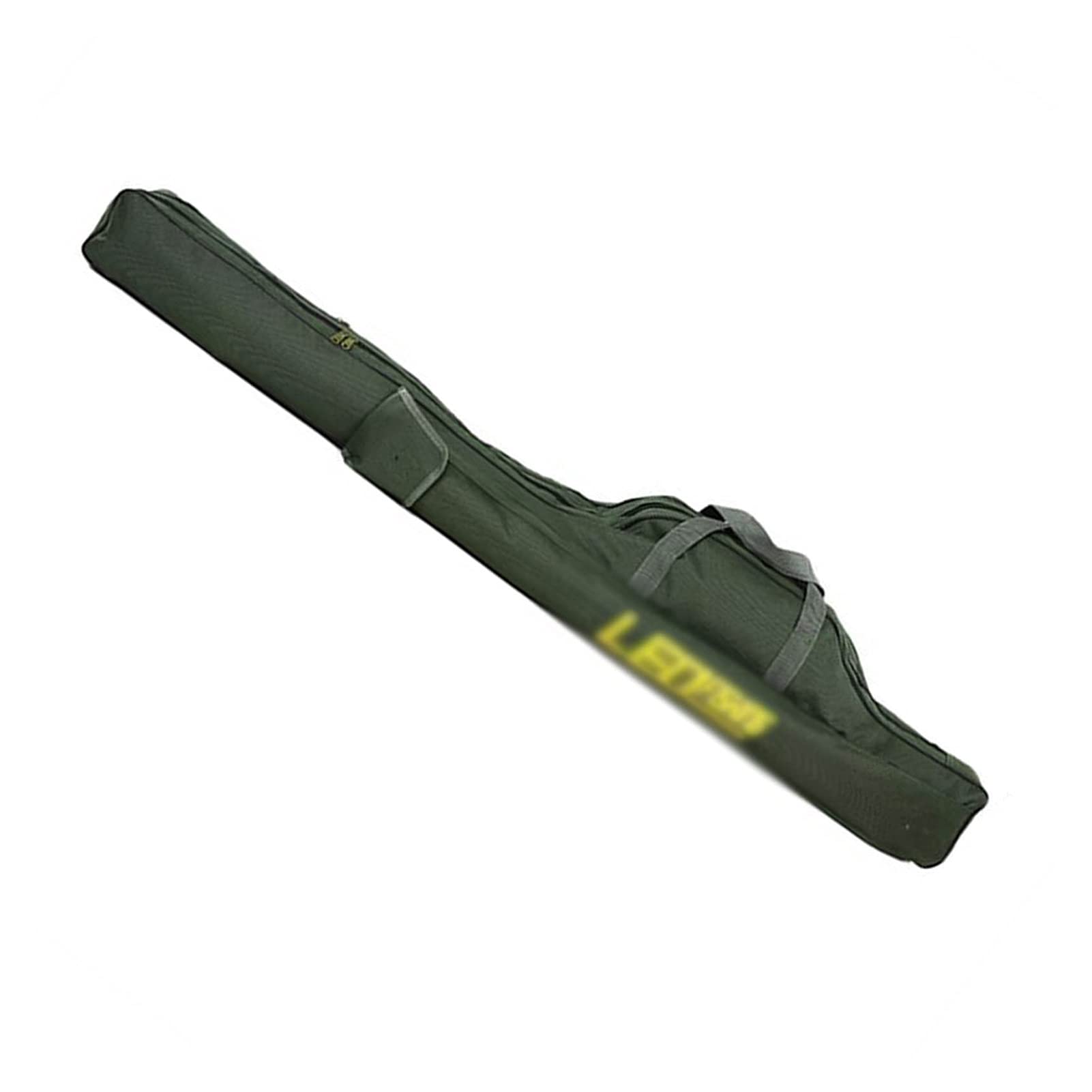 TOMYEUS 150cm Portable Fishing Rod Bag - Waterproof Canvas Fishing Pole Storage Case with Carrying Handle for Travel & Outdoor Fishing Gear Accessories - Perfect for Fly Fishing, Spinning Rods & Tackle Organization