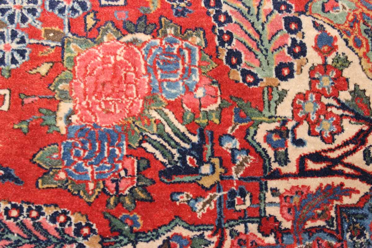 Antique Kashan Handwoven Traditional Persian Rug JF4180 - Perfect for Living Room, Bedroom & Home Decor