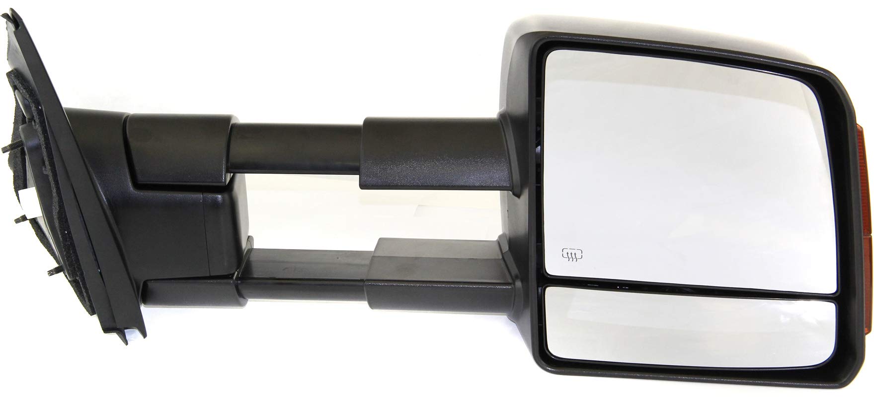 2007-2021 Toyota Tundra Power Heated Towing Mirrors - Driver & Passenger Side with Signal Light | Kool Vue Textured Standard Cab Replacement Mirrors | Enhanced Visibility for Winter Towing & Off-Road Adventures