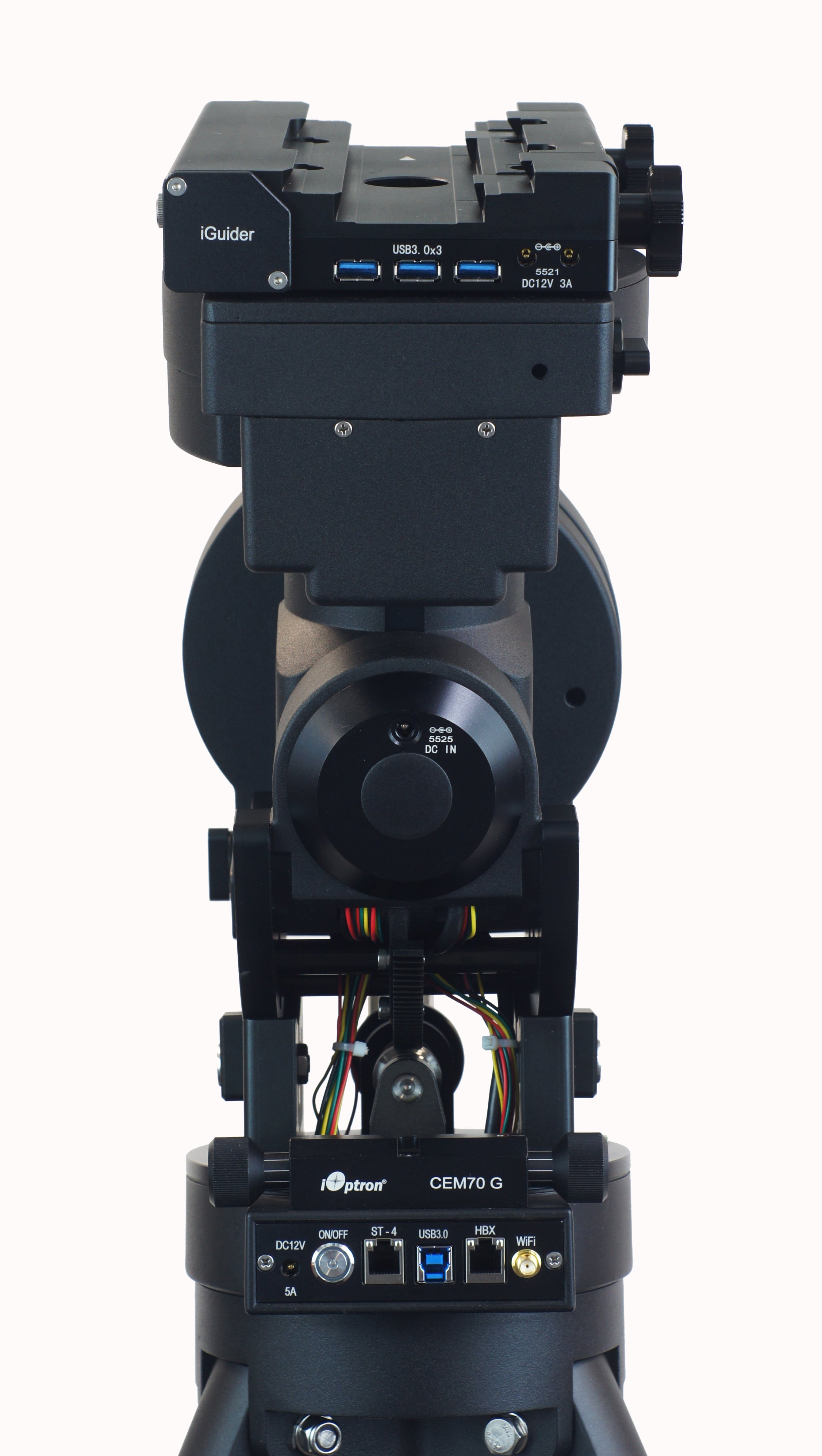 iOptron CEM70 Equatorial Mount for Astrophotography - Precision Telescope Tracking for Stargazing & Deep Sky Imaging