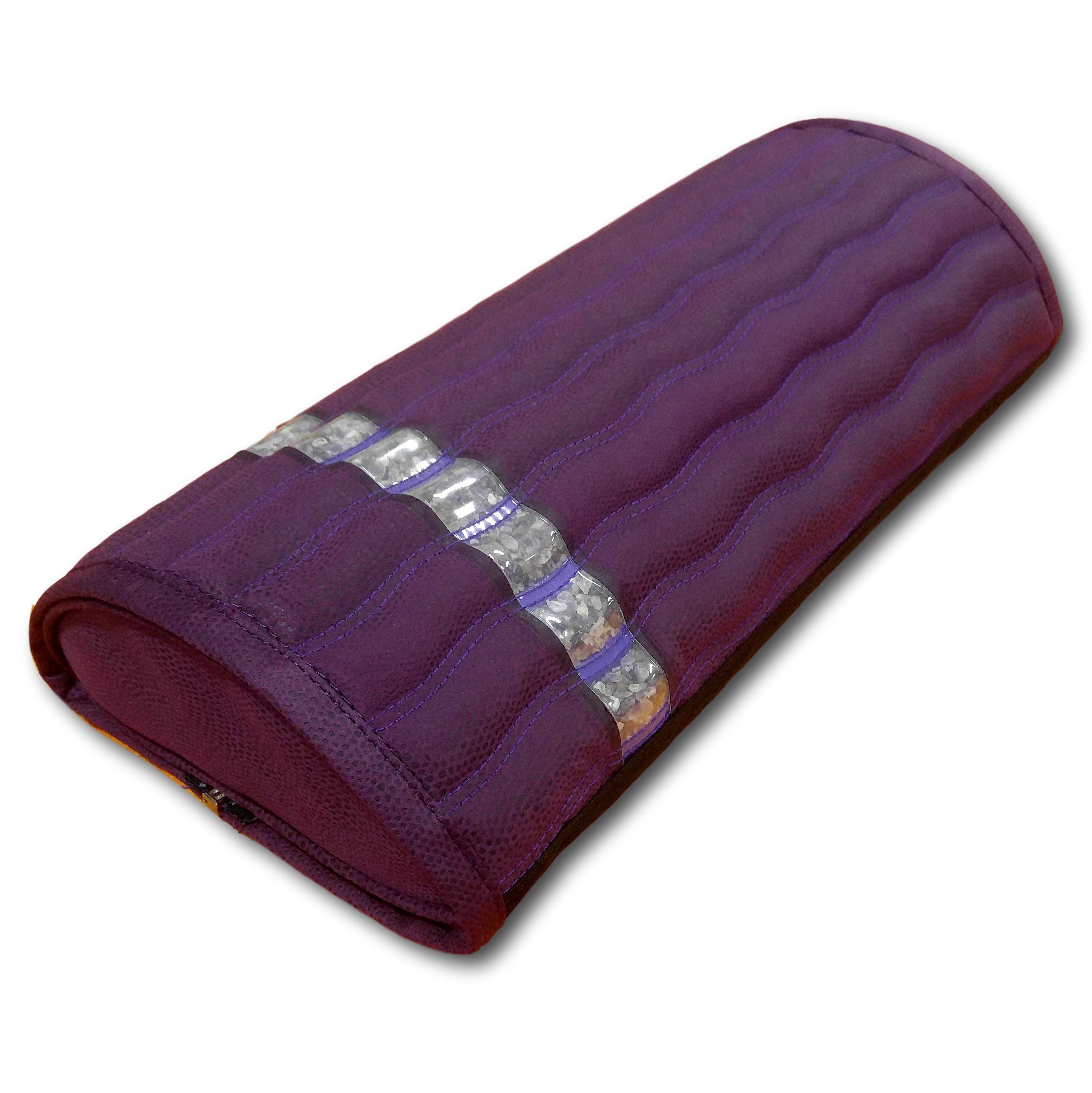 Amethyst Mini Pillow - Natural Healing Crystal for Stress Relief & Better Sleep | Perfect for Meditation, Yoga & Home Decor