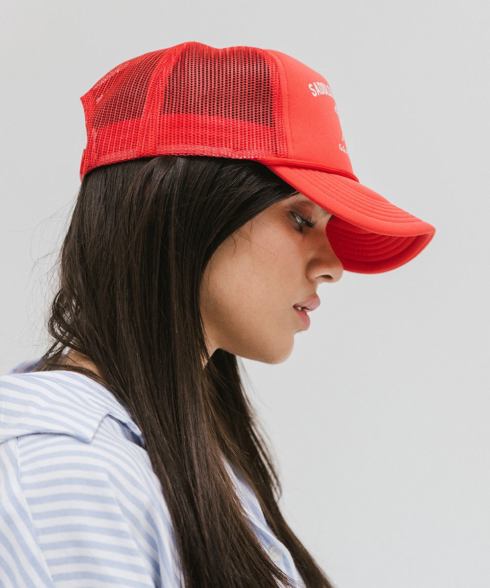 Premium Saddleback Ranch Trucker Hat - Durable Mesh Back & Adjustable Fit - Perfect for Outdoor Adventures, Rodeos & Country Lifestyle