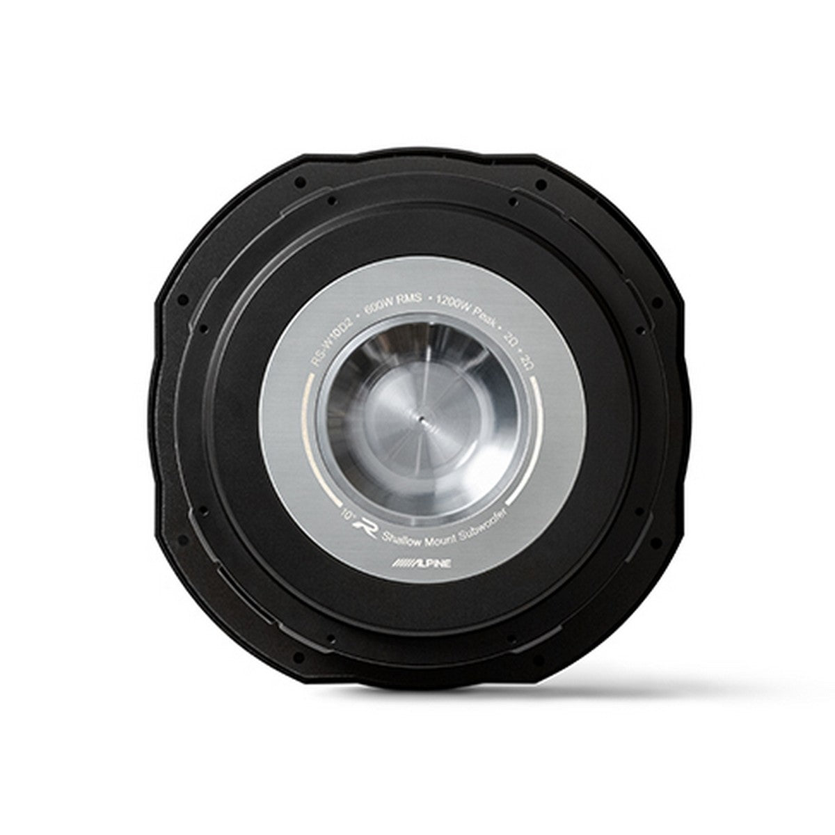 Alpine RS W10D2 R Series 10-Inch Car Subwoofer with Dual 2 Ohm Voice Coils - High-Performance Bass for Car Audio Systems & Home Theater