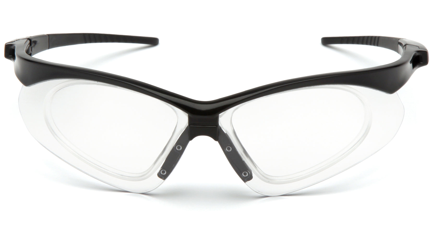 Pyramex PMXTREME® Clear Safety Glasses with Prescription RX Insert - ANSI Z87.1 Certified for Work, Construction, and Outdoor Activities