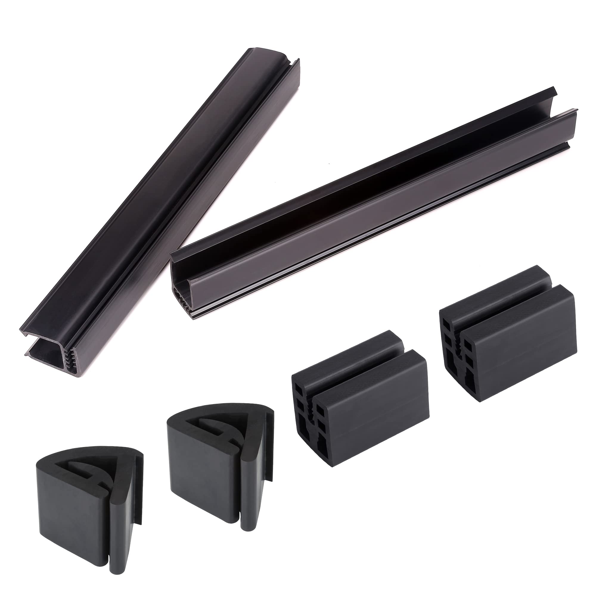 Golf Cart Windshield Mounting Clips Kit for Club Car DS & Precedent (1994-Up) - OEM 101444101, 102005801, 102163001 - Includes 12.6
