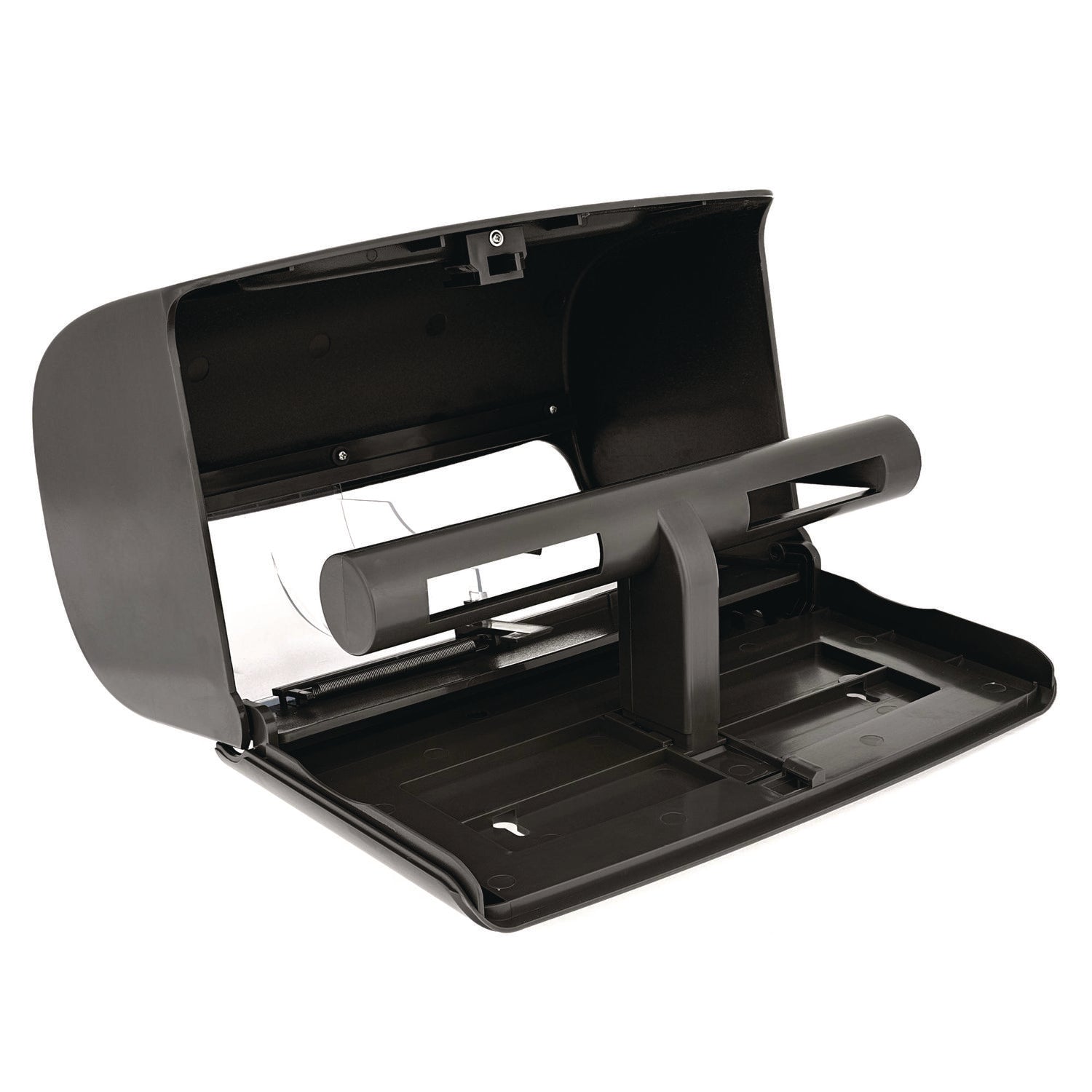 Alpine Industries Double Roll Toilet Paper Holder - Side by Side Tissue Dispenser, 6.3