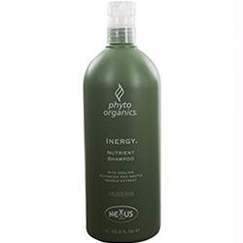 Nexxus Phyto Source Inergy Nutrient Shampoo for Damaged Hair - 33.8 oz | Sulfate-Free Formula with Biotin & Keratin | Revitalizing Hair Care for Dry, Brittle Strands - Perfect for Daily Use & Salon-Quality Results at Home
