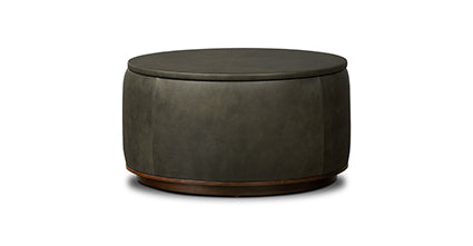 Herve Storage Ottoman - Foldable Footrest Stool with Hidden Storage Compartment, Perfect for Living Room, Bedroom & Nursery - Multi-Functional Furniture for Extra Seating & Organization