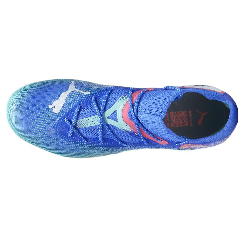 PUMA Women's Future 7 Ultimate FG Soccer Cleats - Blue - Size 8 M - Firm Ground Artificial Turf Football Shoes for Training & Matches