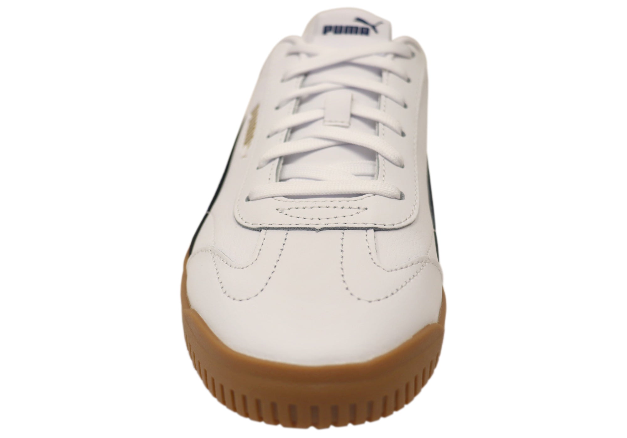 Puma Men's Club 5v5 Comfortable Leather Lace-Up Sneakers - Breathable Casual Shoes for Walking, Gym & Everyday Wear