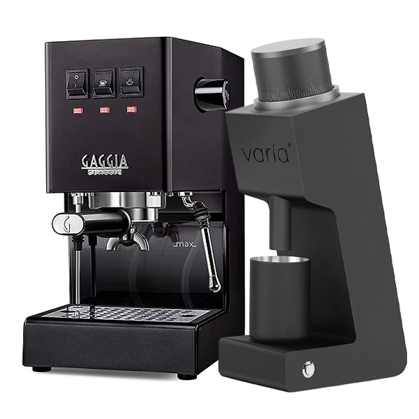 Gaggia Classic Evo Pro Espresso Machine & Varia VS3 Grinder Bundle - Perfect for Home Baristas & Coffee Enthusiasts