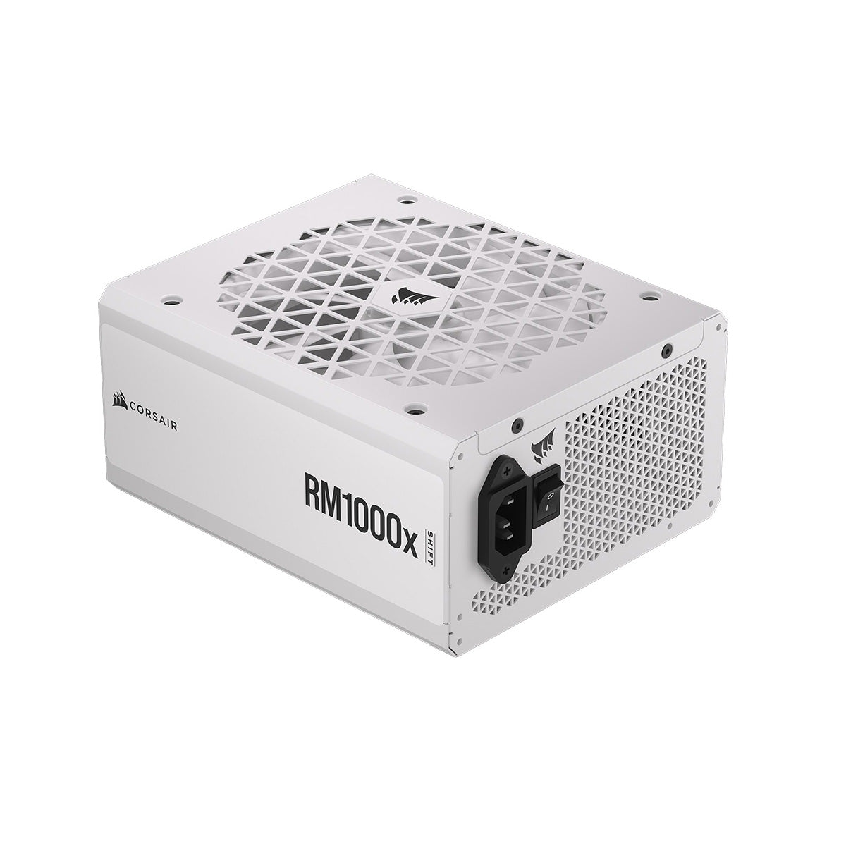 Corsair RM1000x SHIFT 1000W 80 Plus Gold Fully Modular ATX Power Supply (White) - Perfect for Gaming PCs, Workstations & High-End Builds