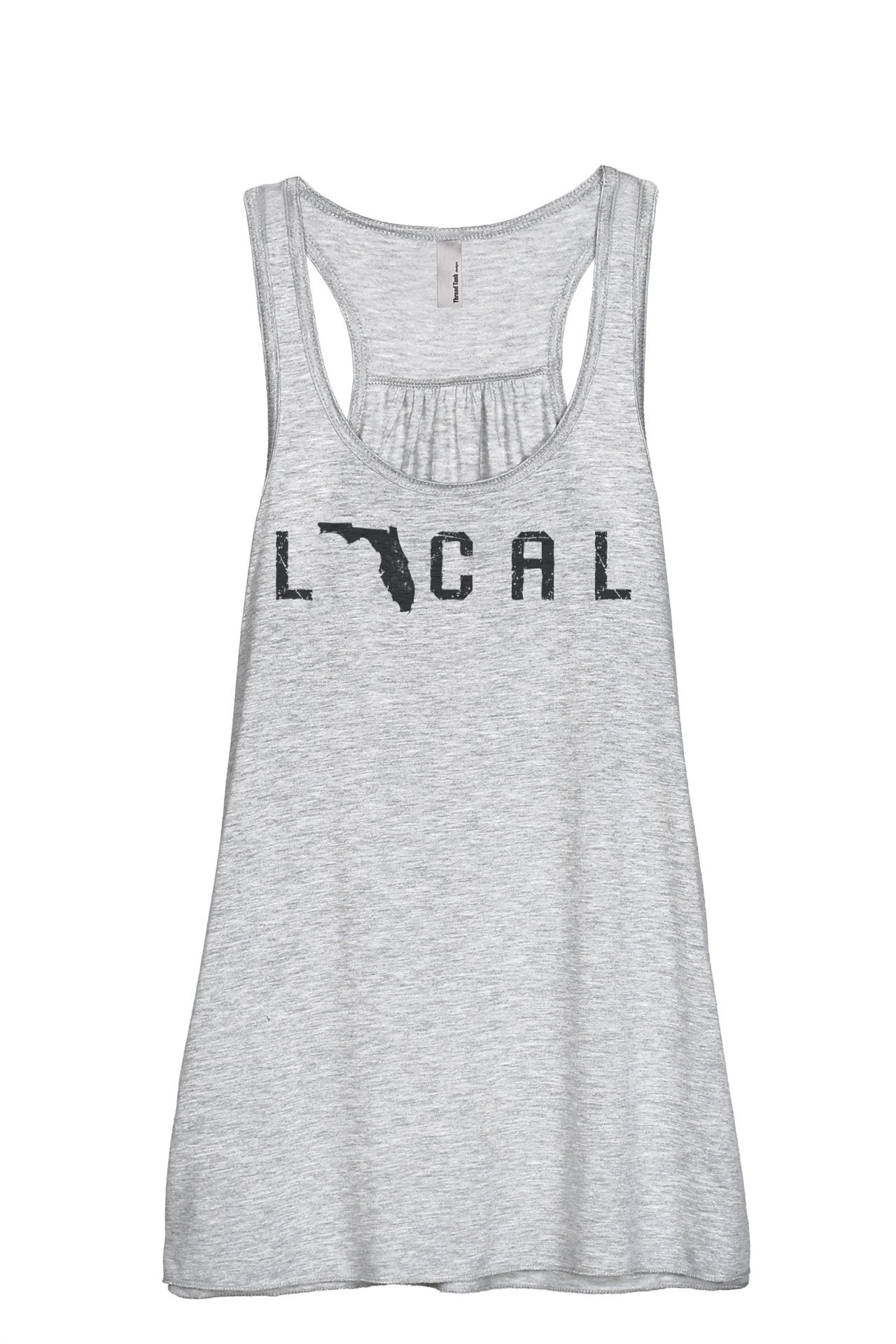 Florida Women's Fashion Sleeveless Flowy Racerback Tank Top - Summer Beach Wear, Yoga Outfit & Casual Street Style