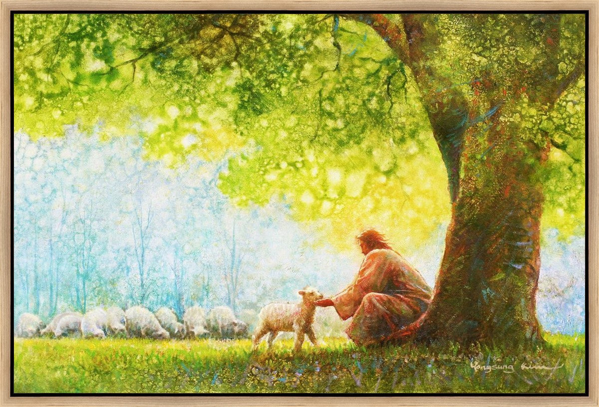 He Restoreth My Soul Gallery Wrap Canvas Art - Inspirational Christian Wall Decor for Home, Office & Church - Perfect for Living Room, Bedroom & Prayer Spaces