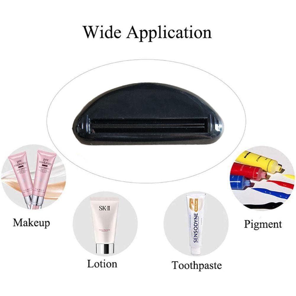 1PCS Plastic Toothpaste Tube Squeezer Dispenser - Efficient Rolling Press for Saving Toothpaste, Facial Cleanser, Creams & Paint | Perfect for Bathroom, Travel & Home Organization