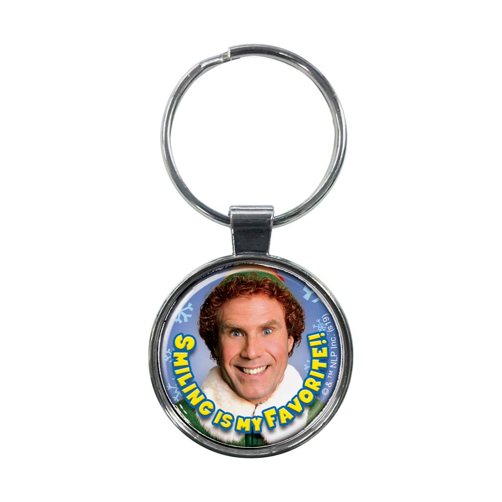 Elf Movie Keychain - 'Smiling is My Favorite!' 1.5