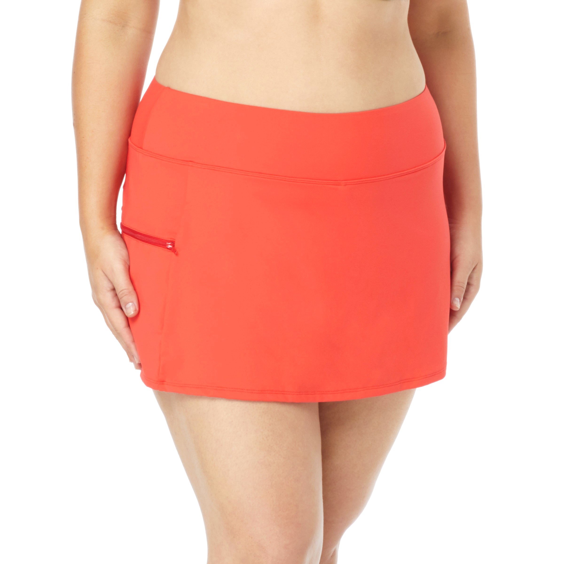 BEACH HOUSE Women's Plus Size Emma Skort Swimsuit Bottom with Built-in Shorts - High Waisted Swim Skirt for Beach, Pool & Water Sports