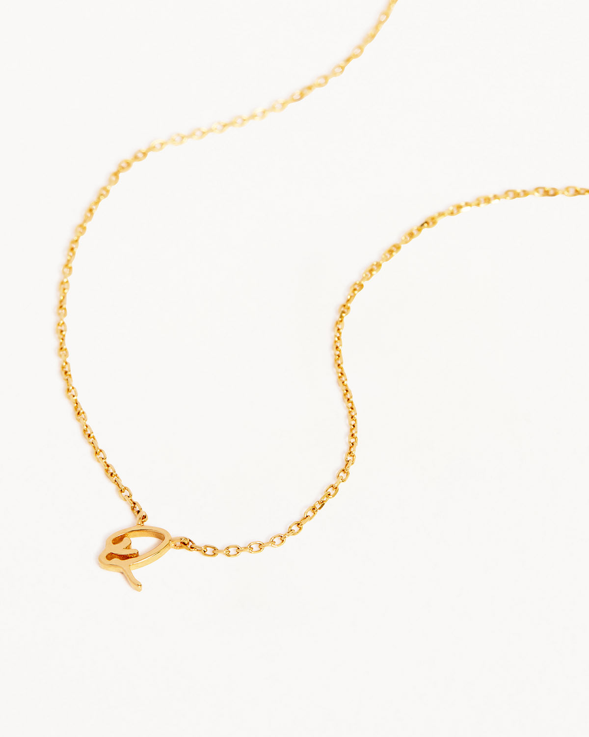 14K Solid Gold Love Letter Necklace for Women - Personalized Romantic Jewelry Gift for Her - Perfect for Anniversaries, Valentine's Day & Special Occasions