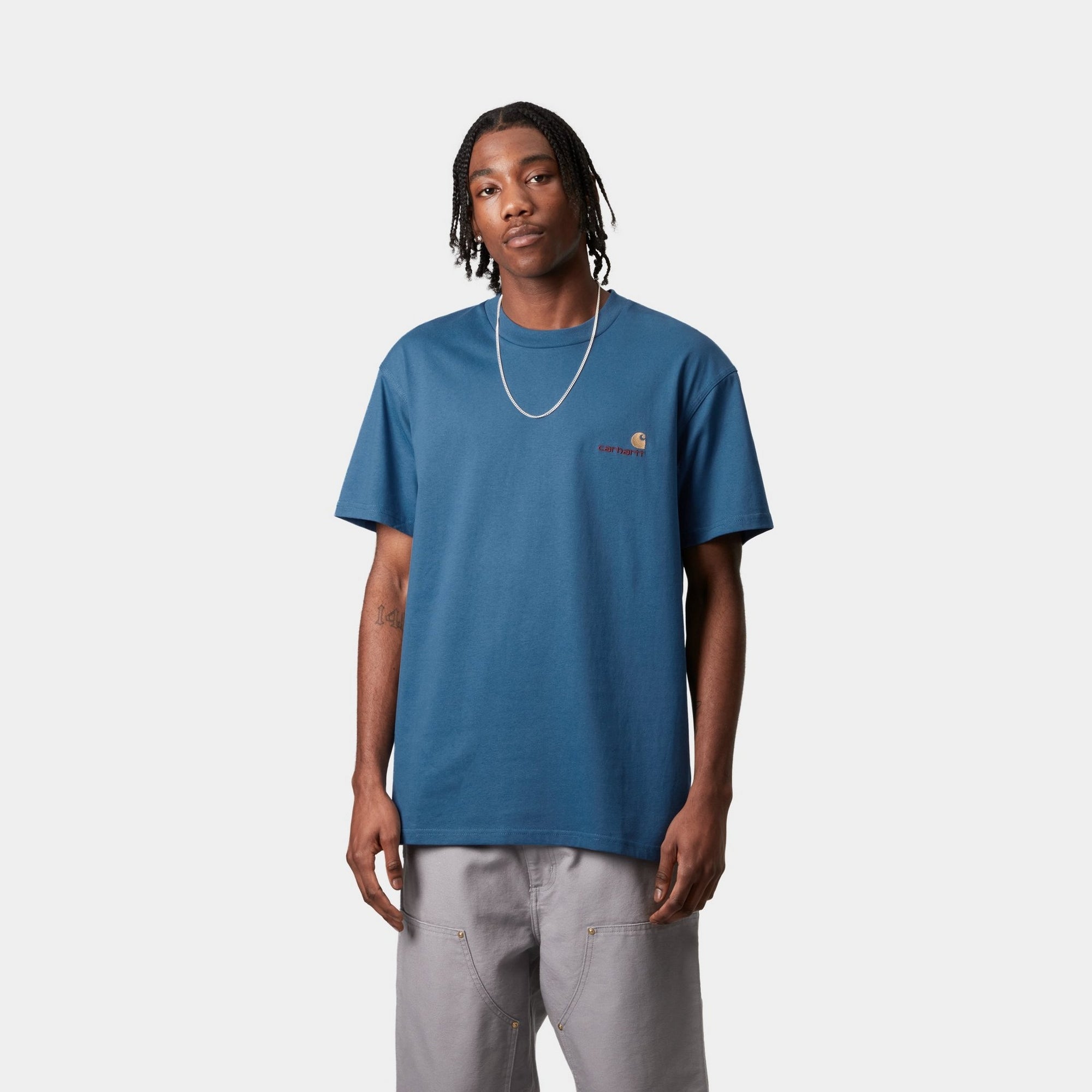 American Script T-Shirt | Vintage Style Cotton Tee for Men & Women | Casual Wear, Street Fashion & Everyday Outfits