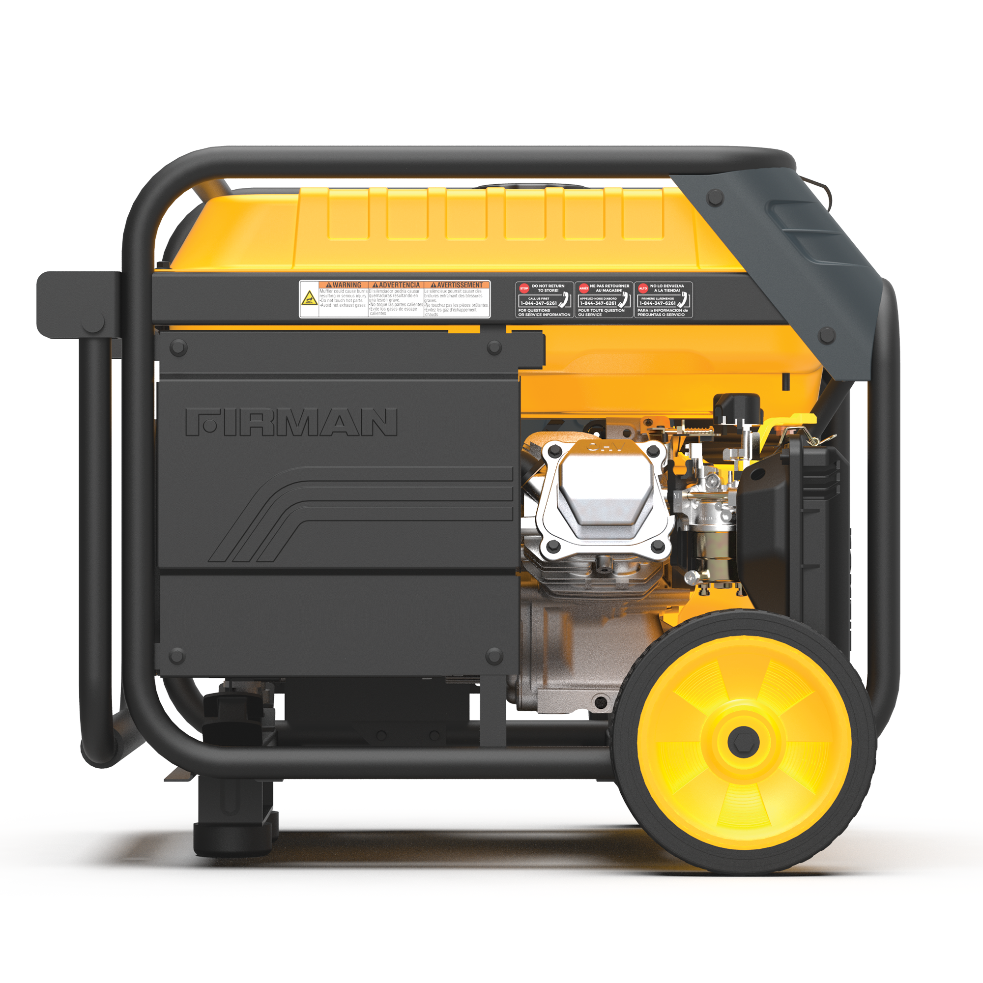 4550W Dual Fuel Portable Generator with Electric Start & CO Alert - Perfect for Camping, Emergencies, and Home Backup Power