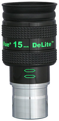 DeLite 62° 15mm Eyepiece for Telescopes - Wide Field Astronomy Observation | Perfect for Stargazing, Astrophotography & Celestial Viewing