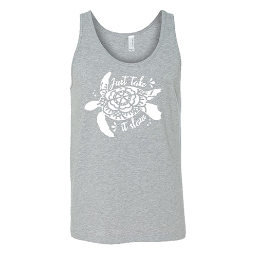 Just Take It Slow Unisex T-Shirt - Comfortable Relaxed Fit Casual Tee for Everyday Wear, Street Style, and Lounge Outfits