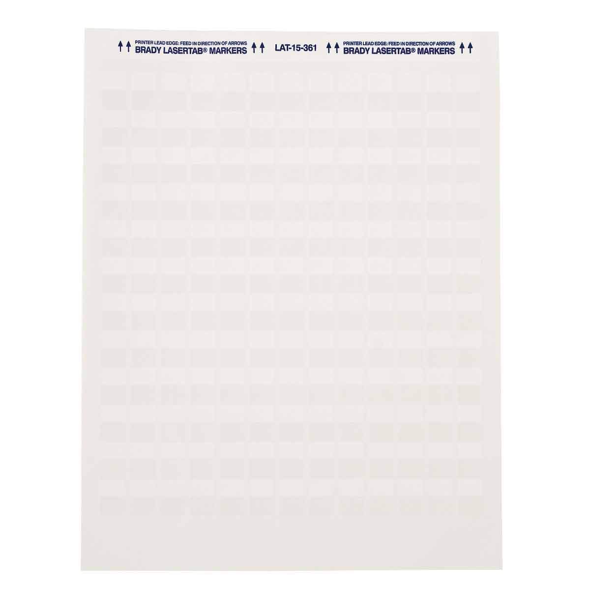 Write-On Laminating Wire and Cable Markers - White on Translucent Labels for Electrical Organization & Home Office Use