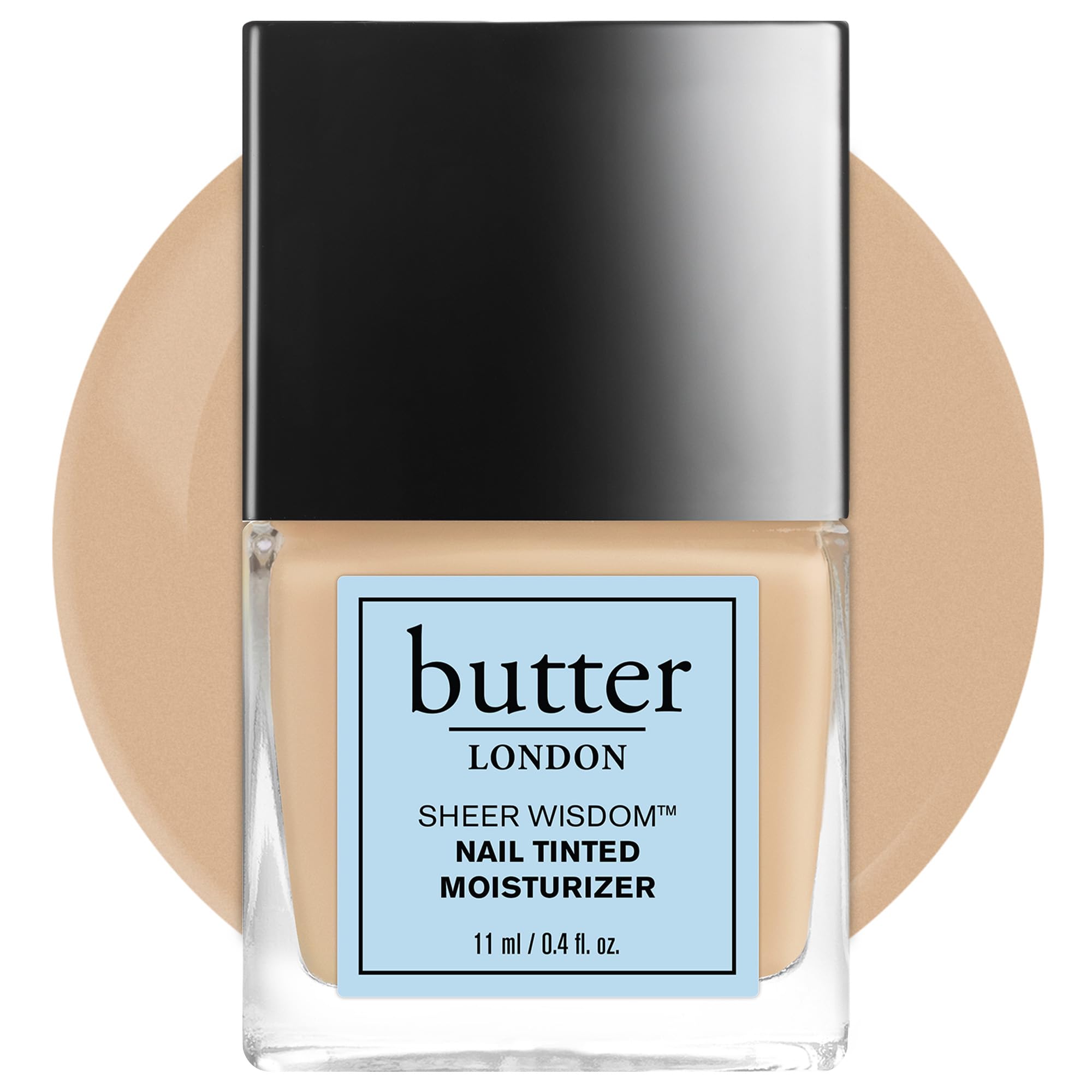 Butter London Nail Strengthener & Tinted Moisturizer - Repair Damaged Nails, Hardener for Stronger Healthier Nails - Vegan Nail Care Polish for Weak Brittle Nails - Perfect for Daily Nail Treatment & Manicures