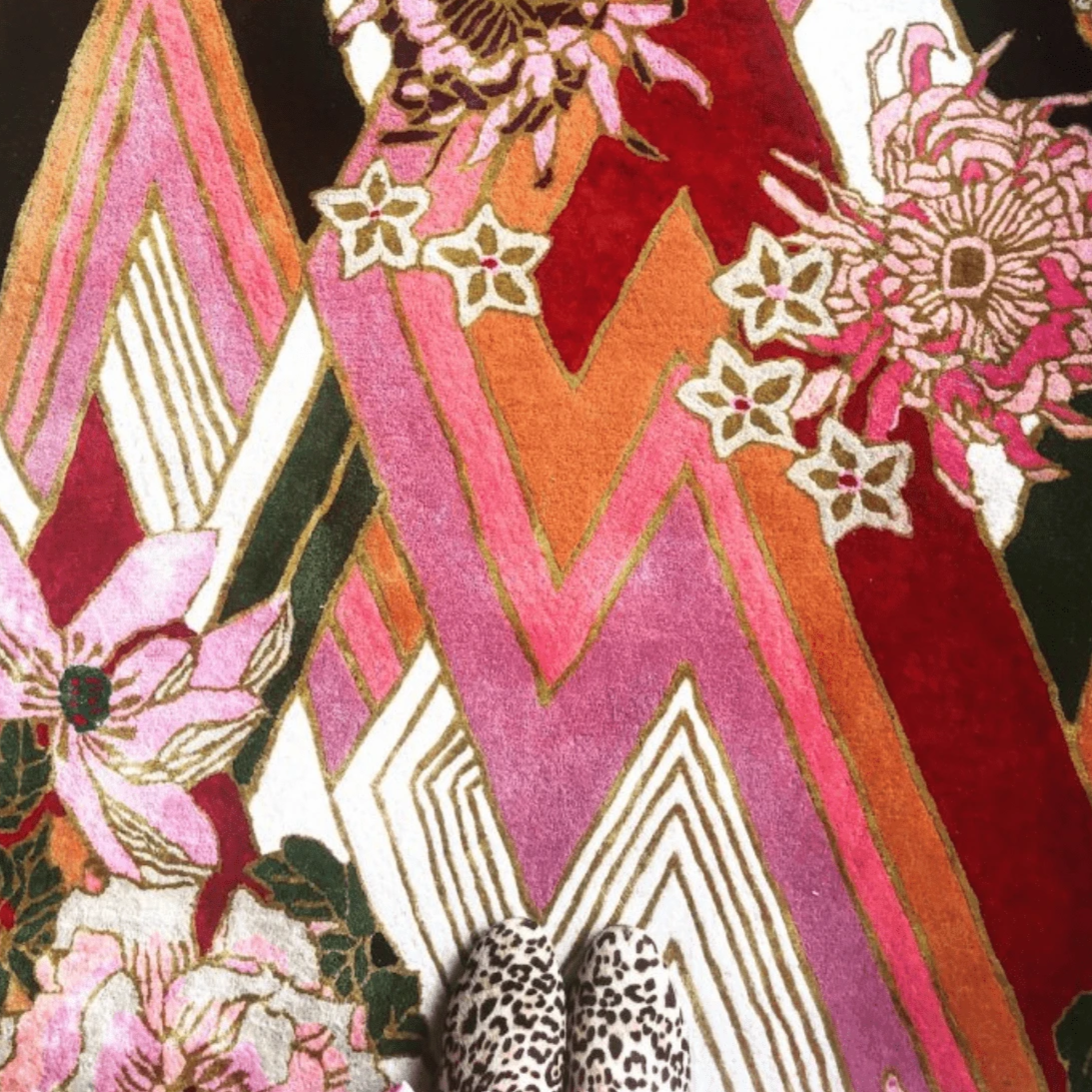 Shanghai Blossom Hand Tufted Wool Rug - Premium Floral Design for Living Room & Bedroom Decor - Pre Order Now