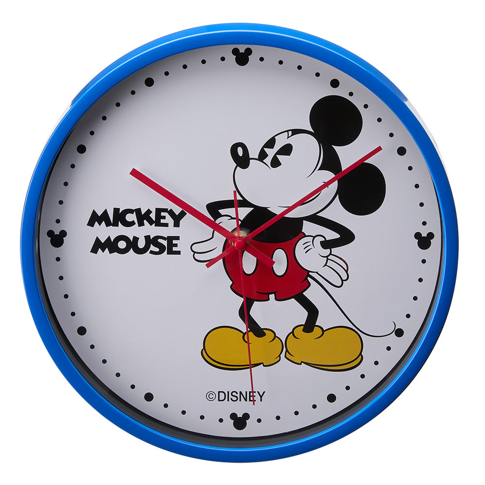 Disney Mickey Mouse Wall Clock TA13913 - Fun Cartoon Character Wall Decor for Kids Room, Kitchen, Office & Home