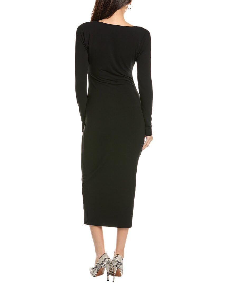 Good American U-Ring Midi Dress - Women's Flattering Bodycon Dress for Casual & Party Wear | Perfect for Date Nights, Cocktail Events & Summer Outfits