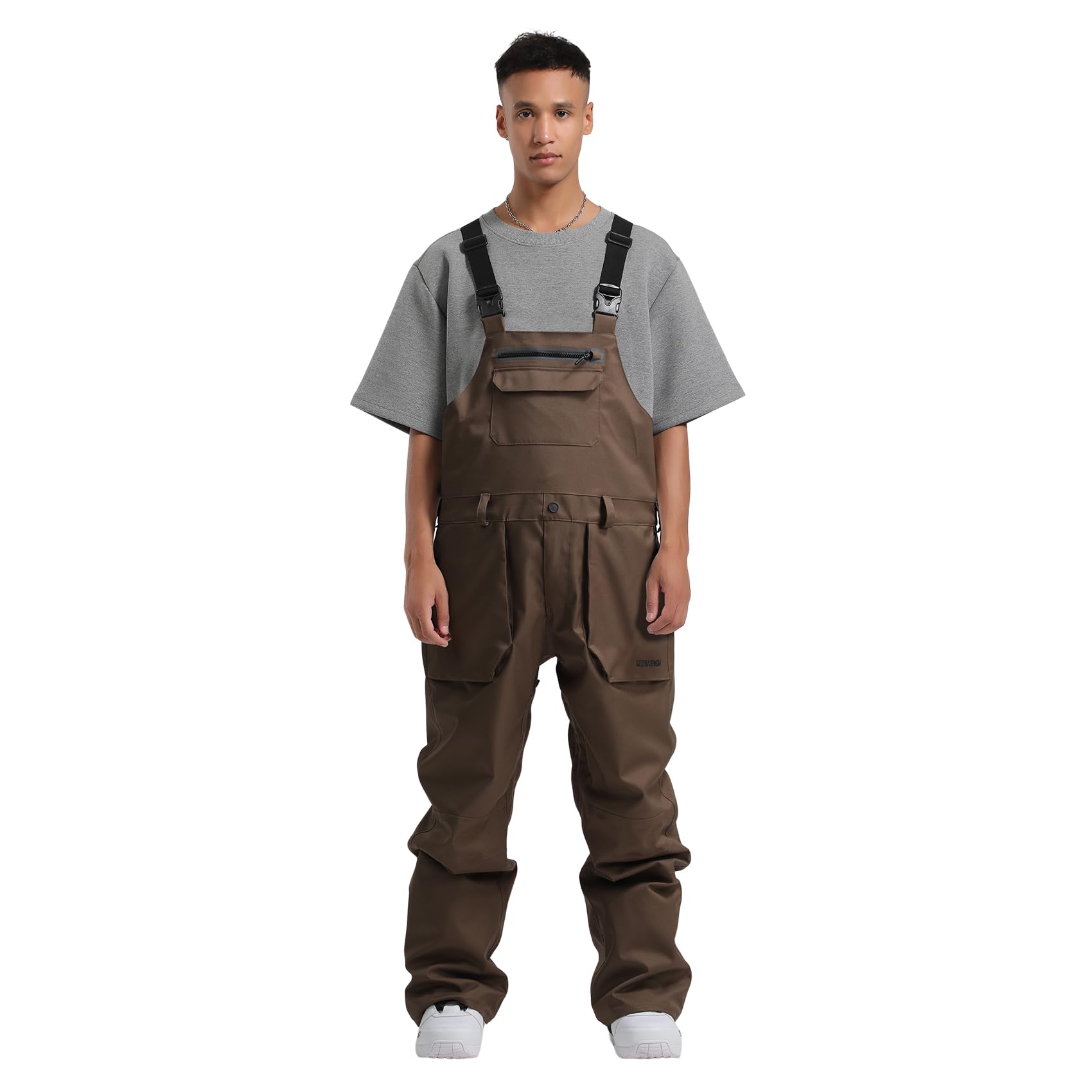 Men's & Women's Insulated Waterproof Snowboard Bib Overalls - Breathable Ski Pants for Winter Sports & Outdoor Activities