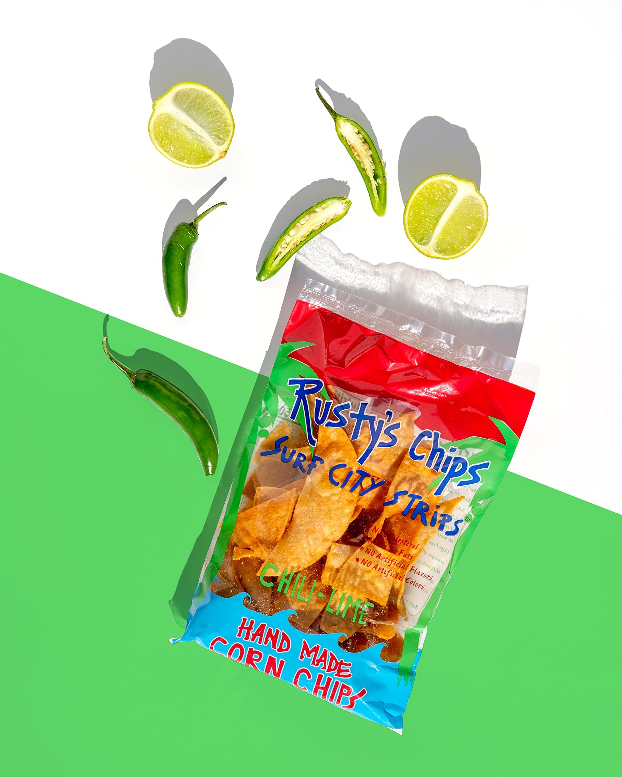 Rusty's Crunchy Gluten Free Chips - Healthy Vegan Snacks, Non-GMO, No Preservatives - Perfect for Office, School, Hiking & Movie Nights